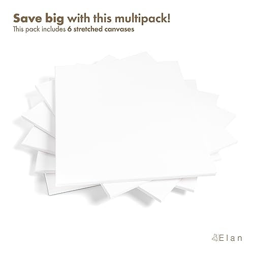 Stretched Canvases Multi-Pack Blank Canvas for Painting O495