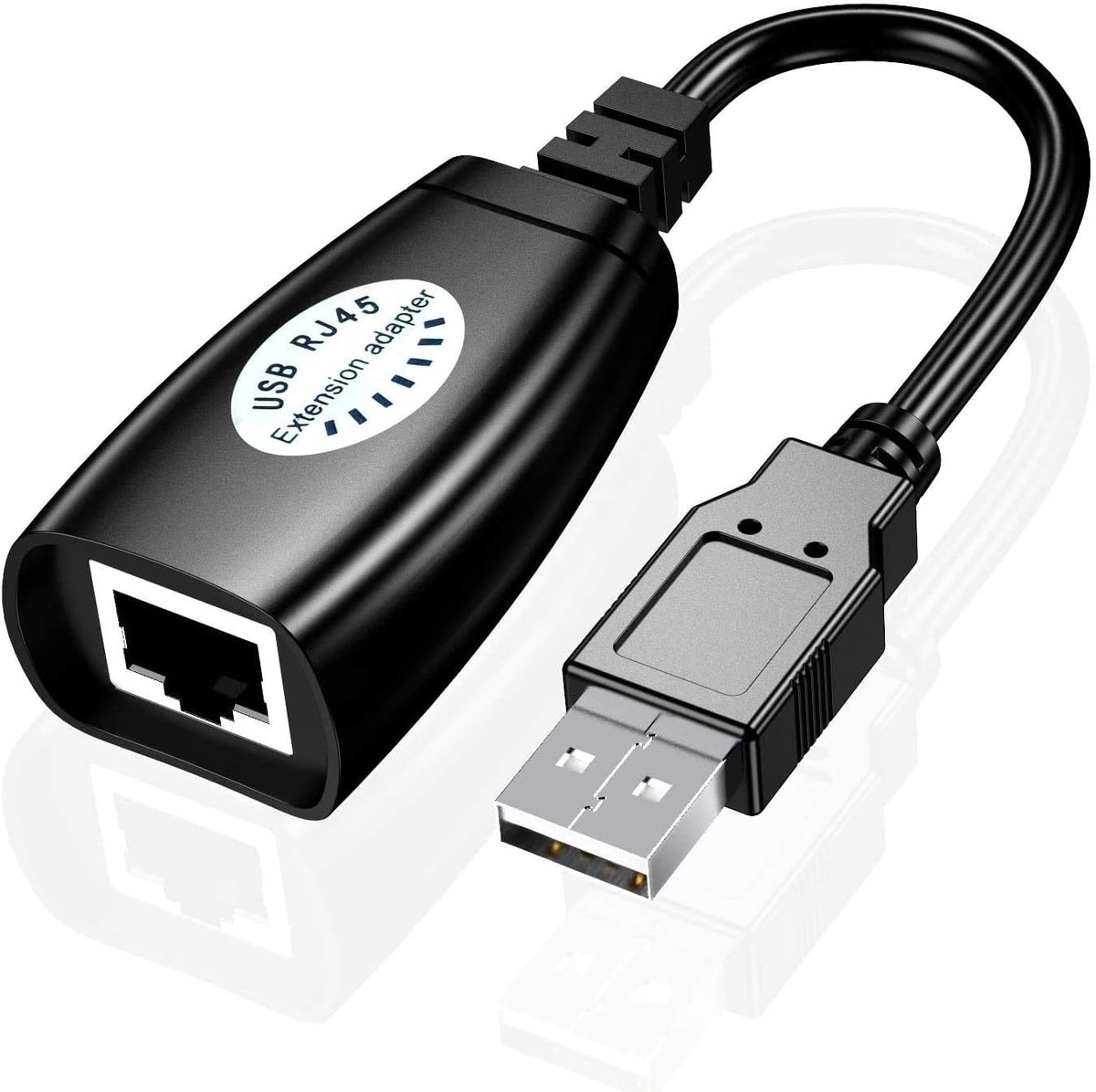 USB Over Cat6 Extender Over Cat5/Cat5e/Cat6 Cable Connector Adapter 2 Pairs P418729