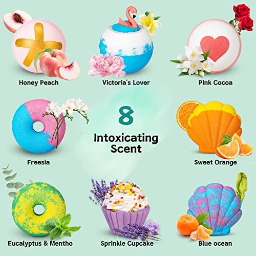 6pcs Handmade Bubble Bath Bombs D28118