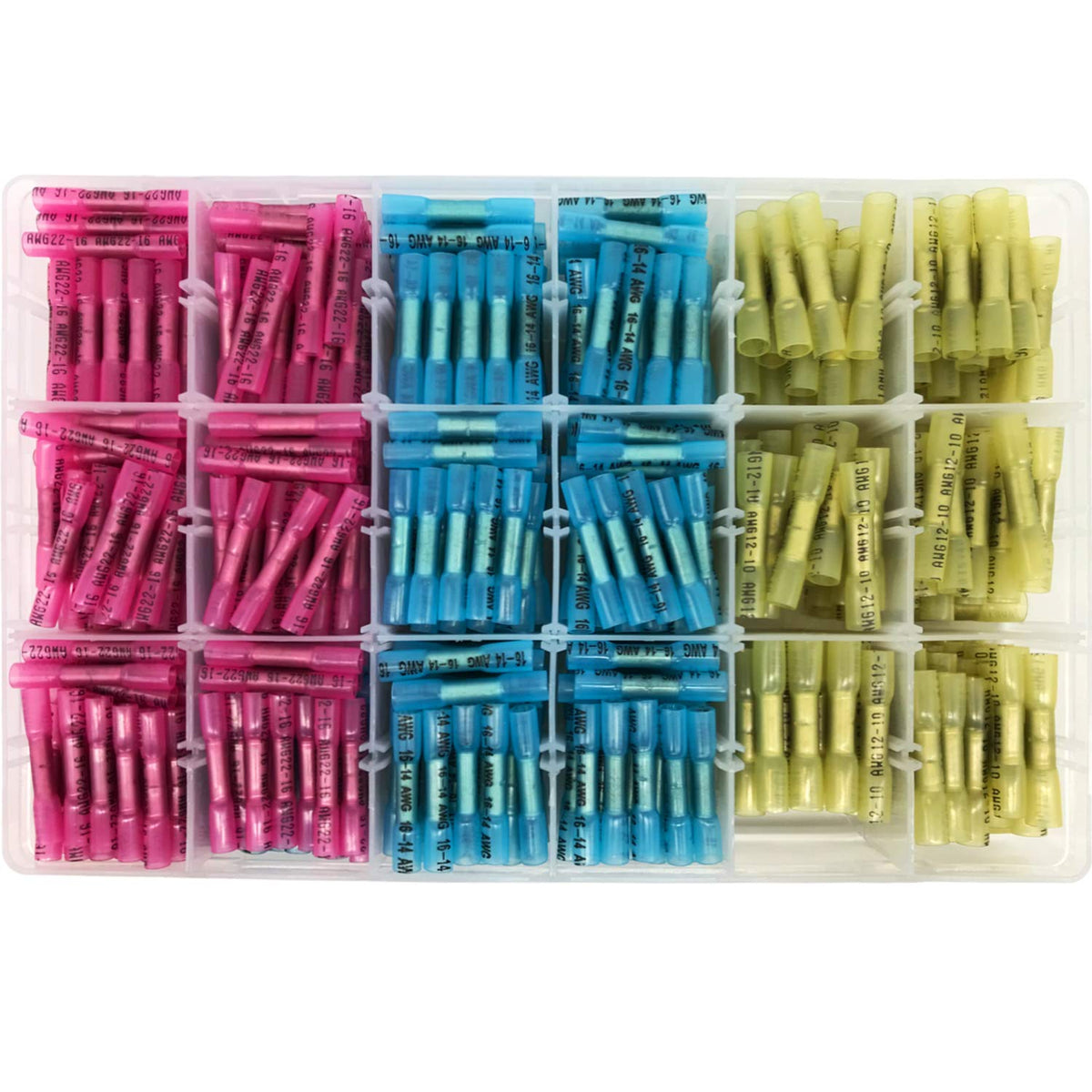 660 PCS Insulated Waterproof Heat Shrink Butt Connector F372374