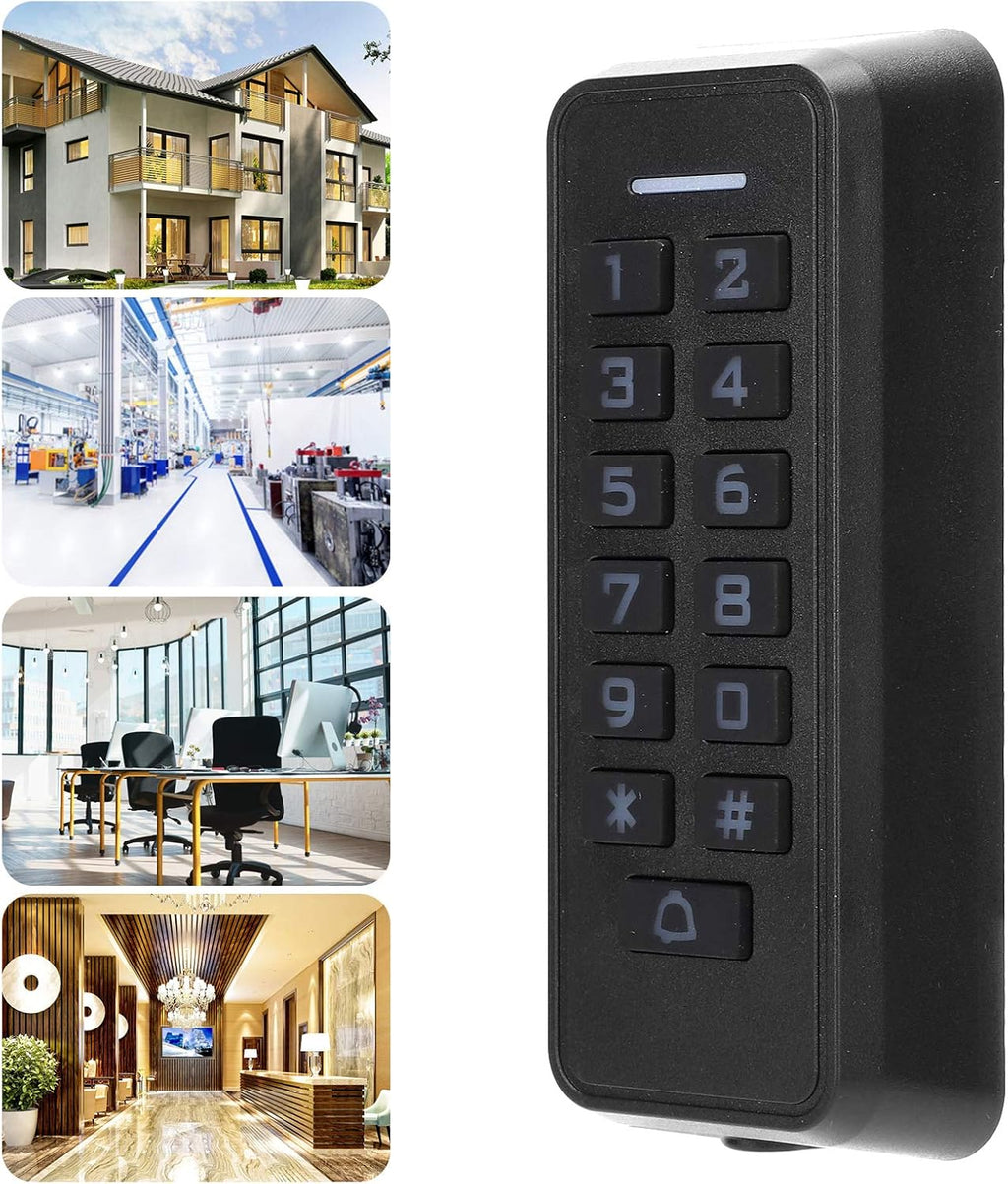 Wireless Access Control Keypad with Backlight, 125KHz RFID Reader, Wiegand26, 10000 Users W68844