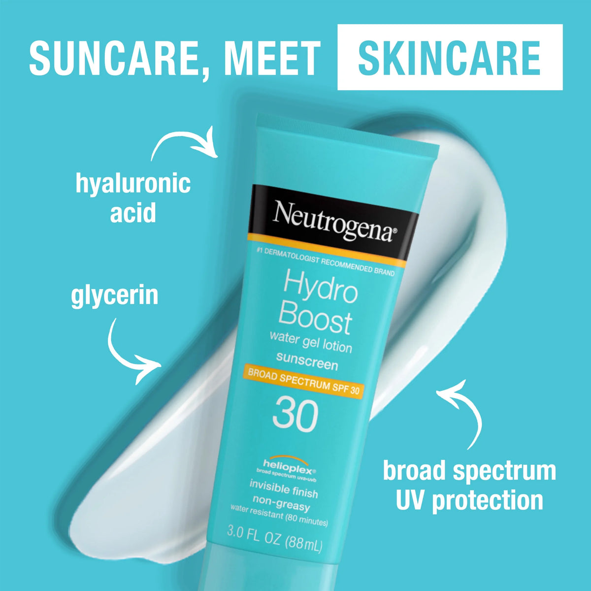 Hydro Boost Moisturizing Sunscreen Lotion, SPF 30, 3 fl. oz W594039