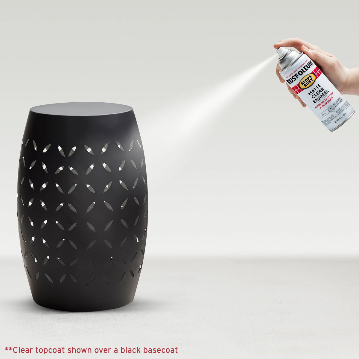 Clear Matte Protective Enamel Spray Paint, 12 oz V216089
