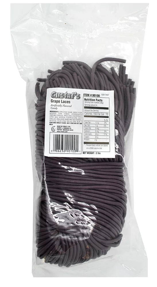 2 Pounds Grape Licorice Laces J67106