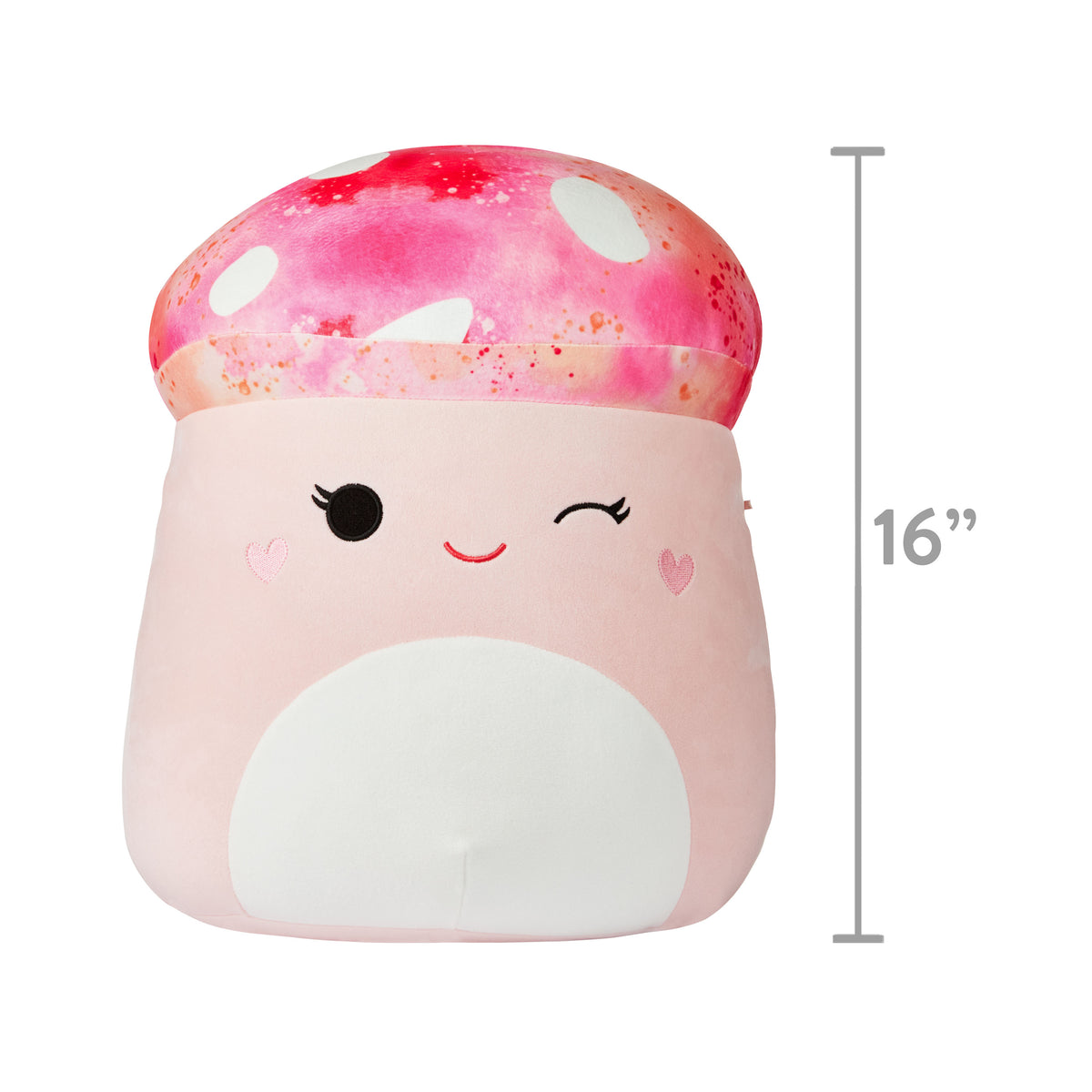 Pink Tie Dye Mushroom Plush Toy Q712504