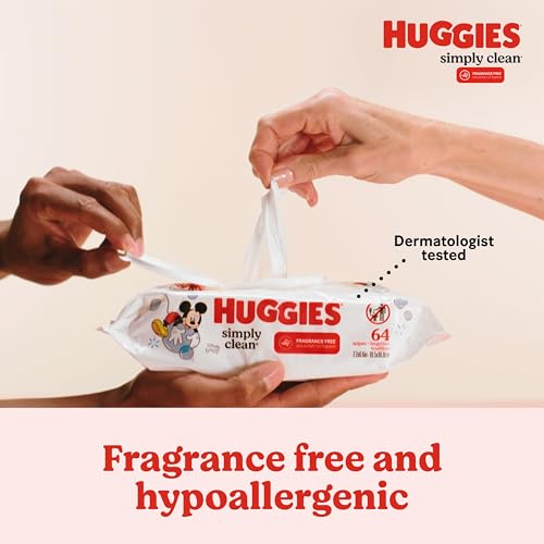 Fragrance-Free Baby Wipes, 11 Flip-Top Packs (704 Wipes Total) P476876