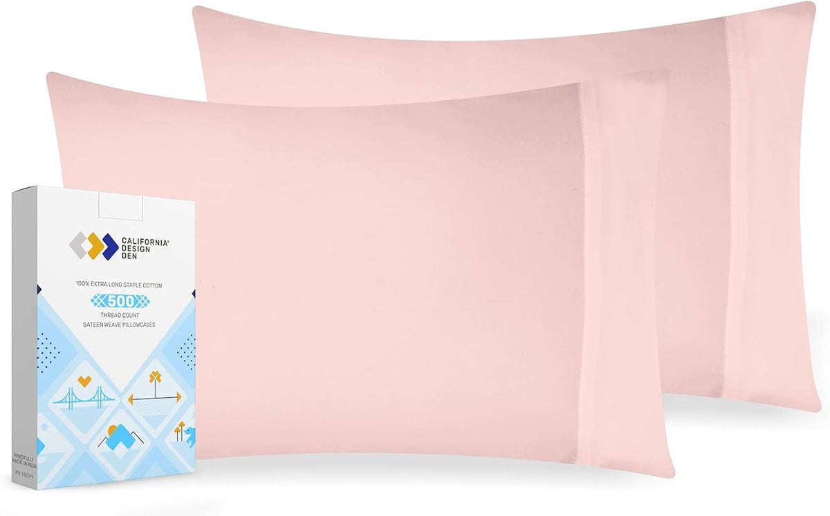 Sky Blue 100% Cotton Queen 4-Pc Sheet Set H296345