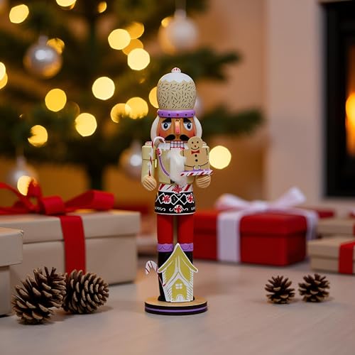 14 Inch Wooden Nutcracker Christmas Decor G57220