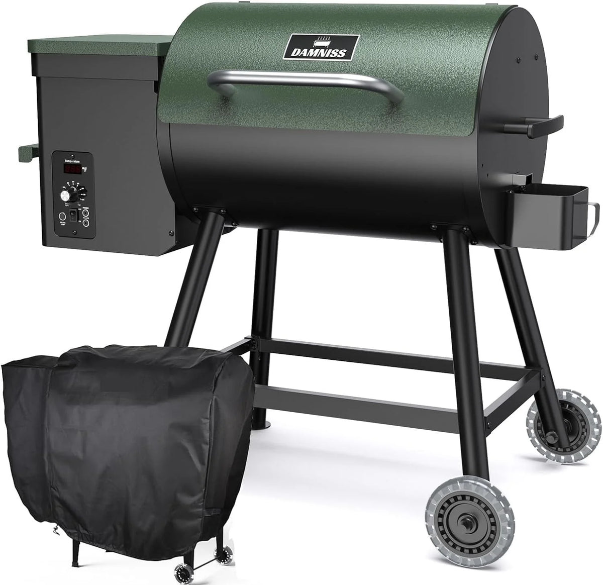 Wood Pellet Grill Smoker with Auto Temperature Control S824358