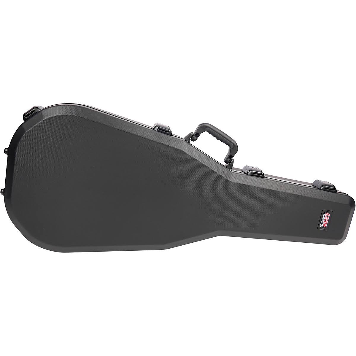 Black Molded Acoustic Guitar Case H286