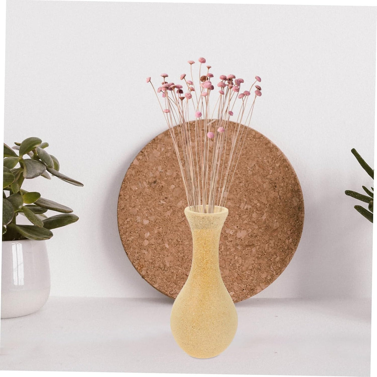 Retro Distressed Wooden Vase S8438