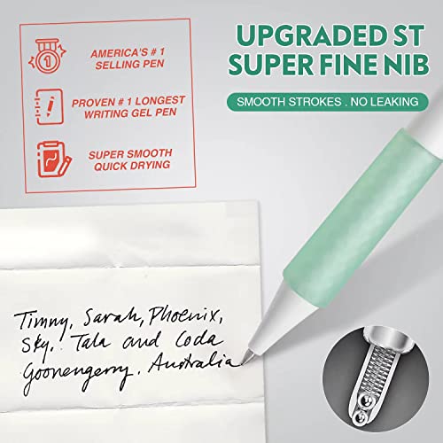 15 Pcs 0.5 mm Fine Point Black Ink Gel Pens R408