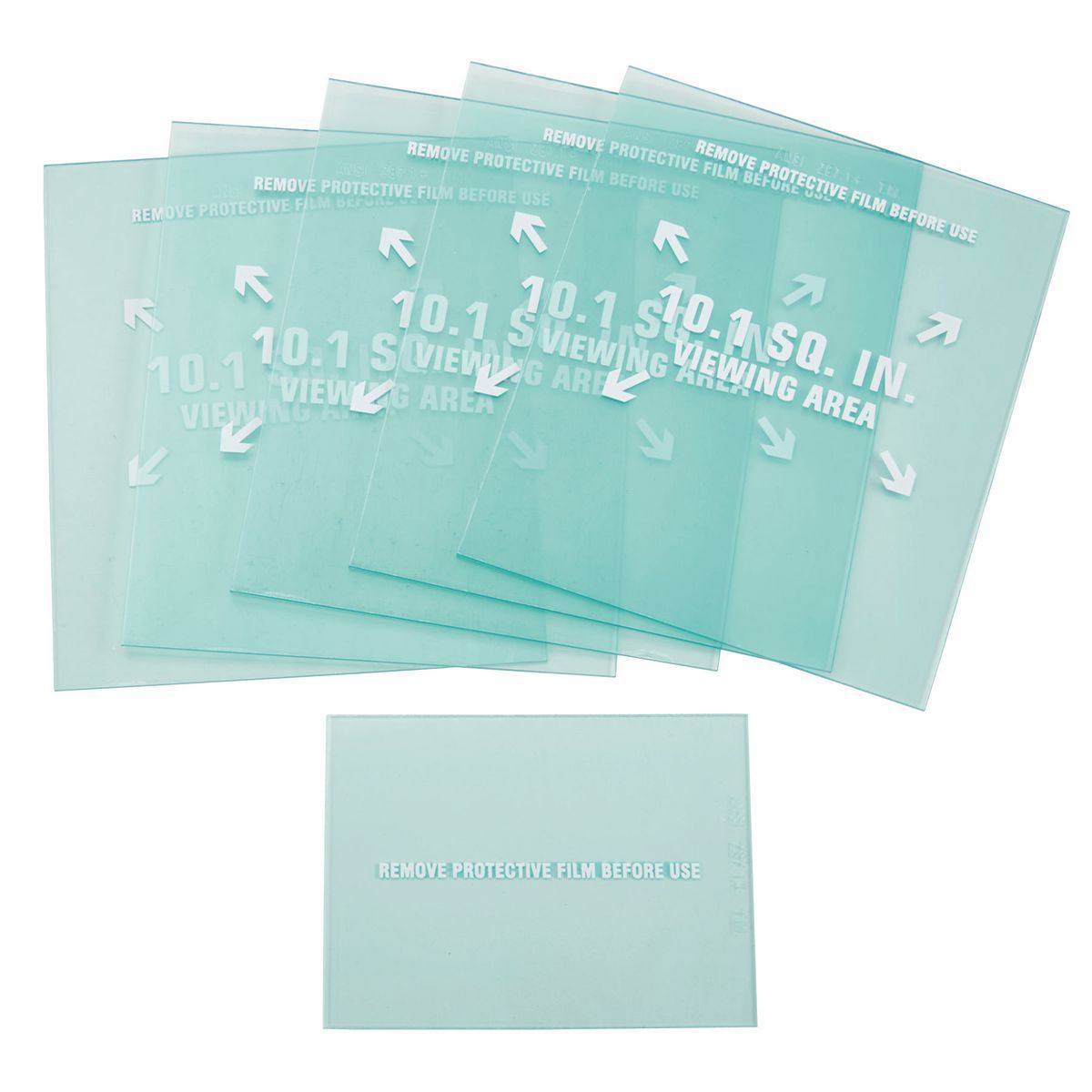 4.5 in. x 5.25 in. Welding Lens Covers, 6-Piece Z173