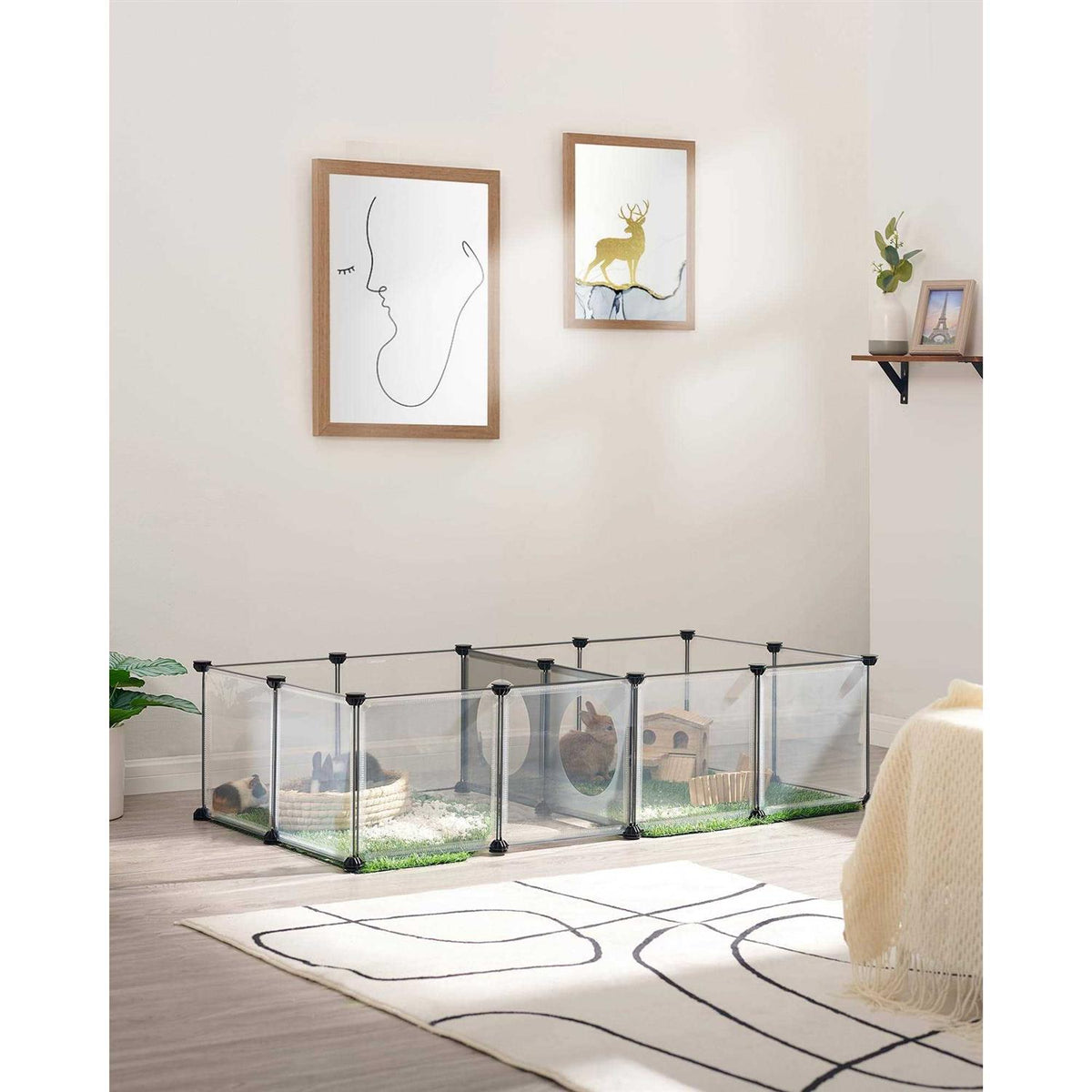 Small Animal Playpen Indoor Exercise Fence E4883
