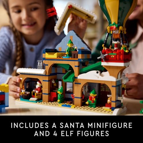 LEGO Icons Santa's Post Office Building Set with Santa Minifigure and 4 Elves Minifigures I2615