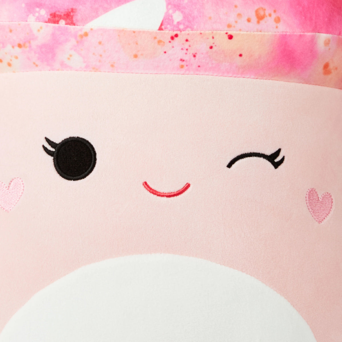 Pink Tie Dye Mushroom Plush Toy Q712504