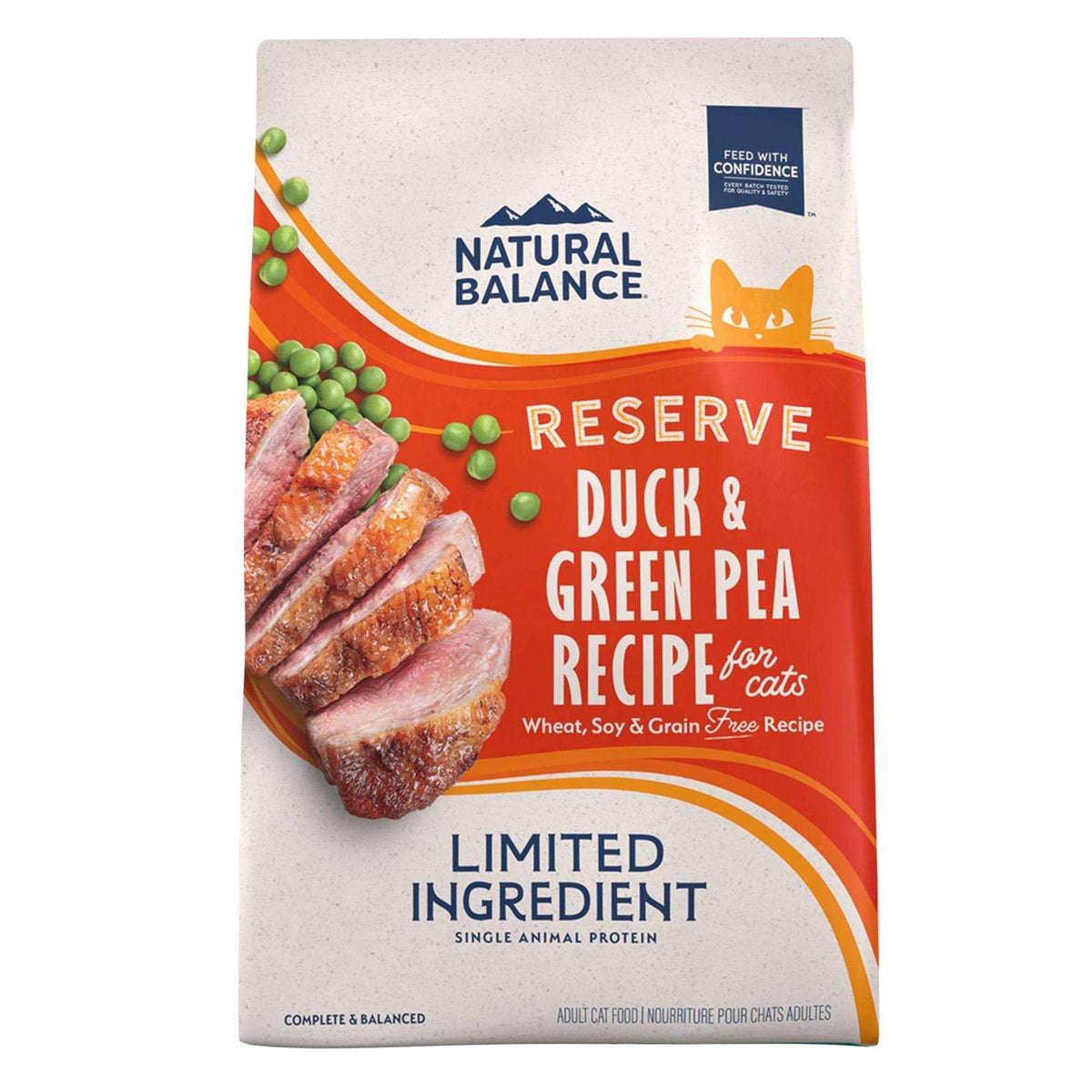 Limited Ingredient Duck & Green Pea Grain-Free Dry Cat Food E932867