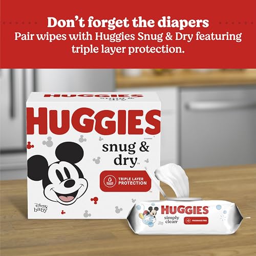 Fragrance-Free Baby Wipes, 11 Flip-Top Packs (704 Wipes Total) P476876