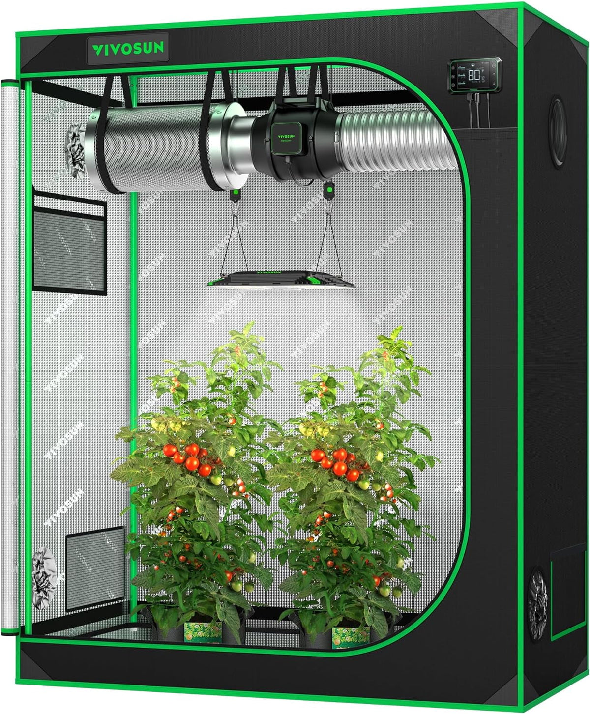 4x2 Grow Tent with Observation Window and Floor Tray F854784
