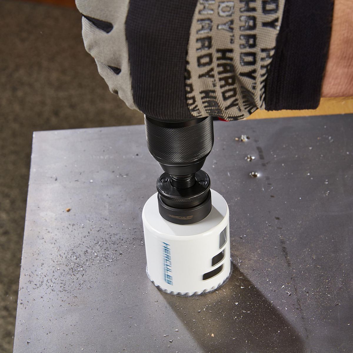 3/8 in. Quick Change Hole Saw Arbor Q473418
