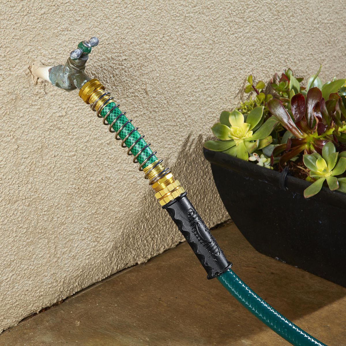 Coiled Spring Faucet Connector and Hose Saver R70592