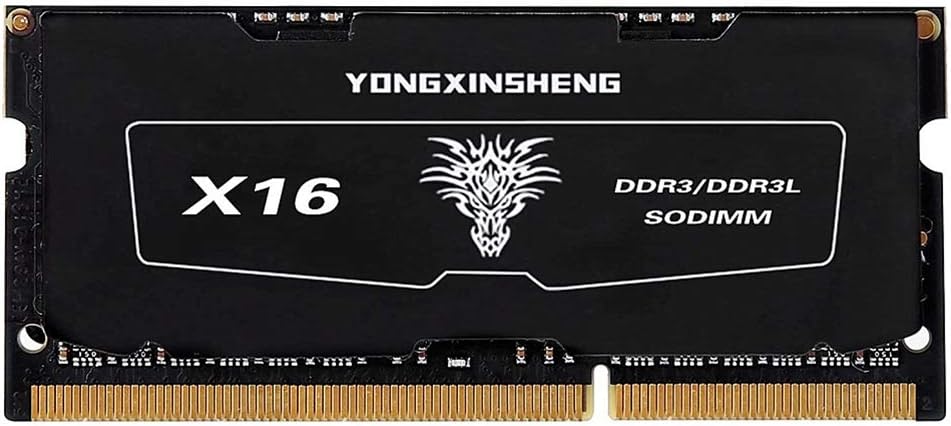 16GB Kit (2x8GB) DDR3L / DDR3 1600MHz CL11 SODIMM Laptop Memory PC3-12800 204Pin 1.35V / 1.5V 2Rx8 Dual Rank Non-ECC Unbuffered RAM Module Pack of 2 T738762