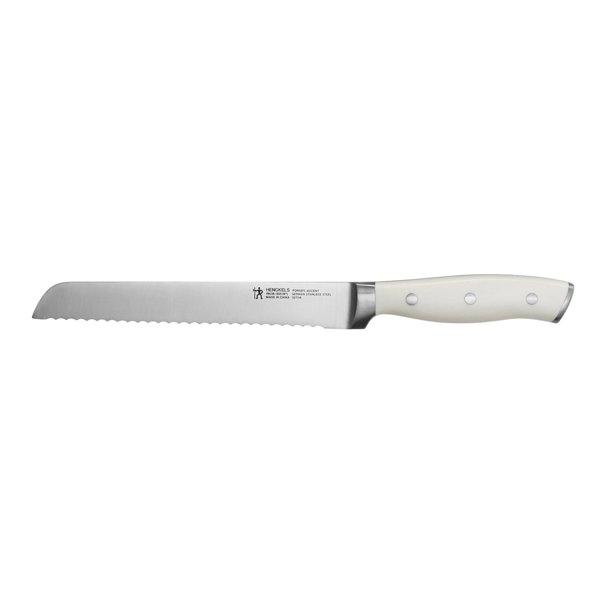 8 Bread Knife White Handle C312