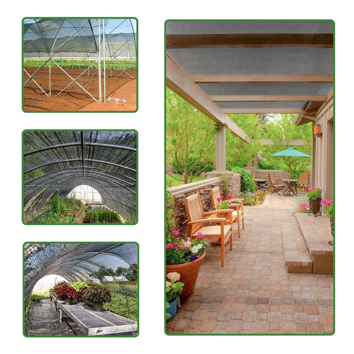 Black 10x20ft Sunblock Shade Cloth P568613
