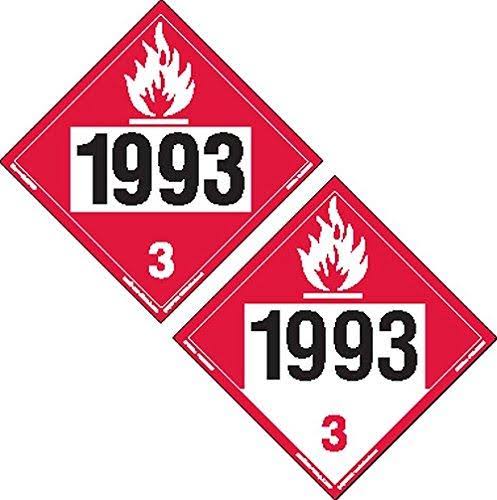 Two-Sided 4-Digit Placard Rigid Vinyl Pack of 25 P564976
