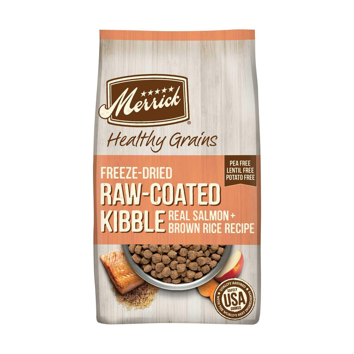 Healthy Grains Freeze Dried Raw Coated Dry Dog Food Brown Rice Recipe J636242