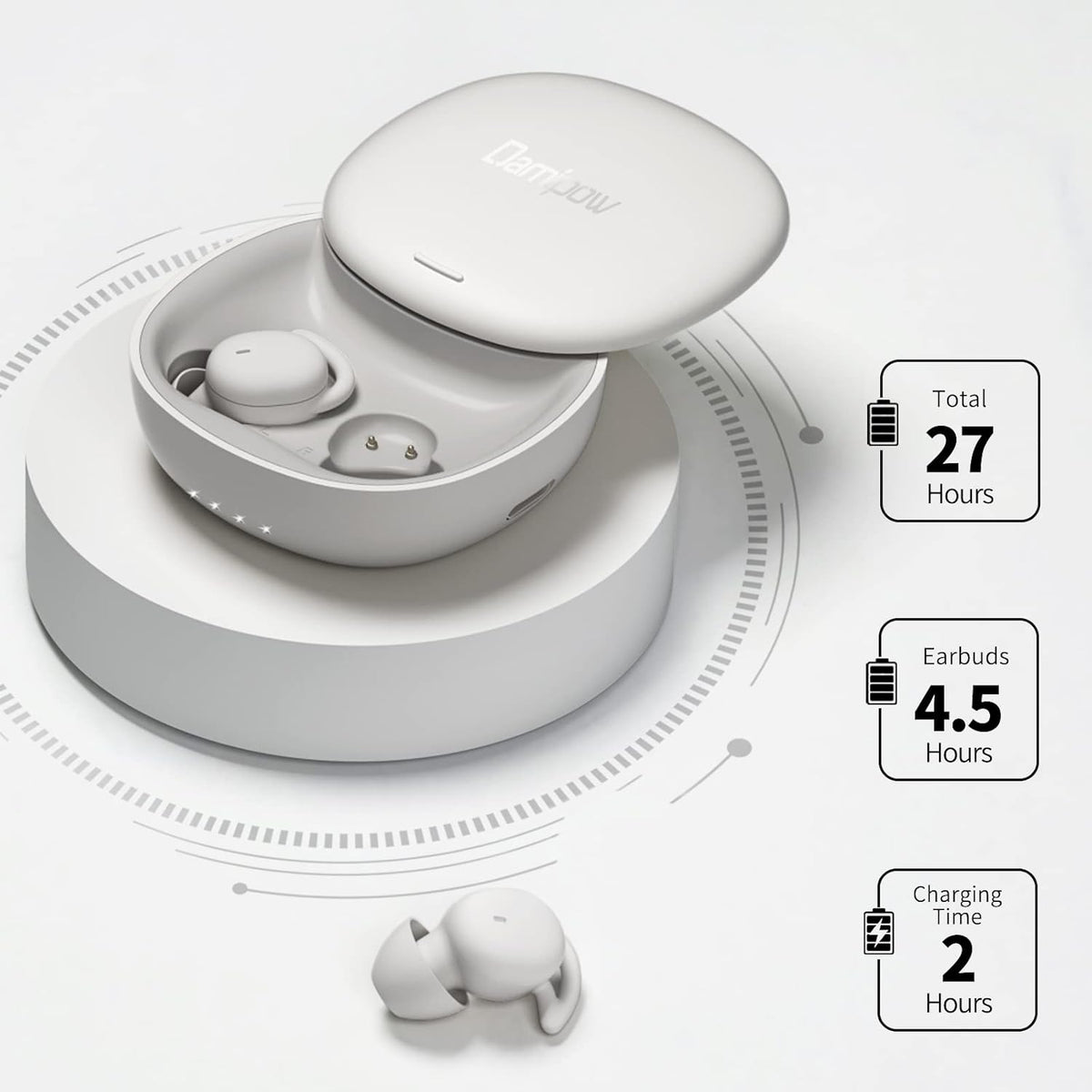 True Wireless Noise Blocking Bluetooth Sleep Earbuds A751