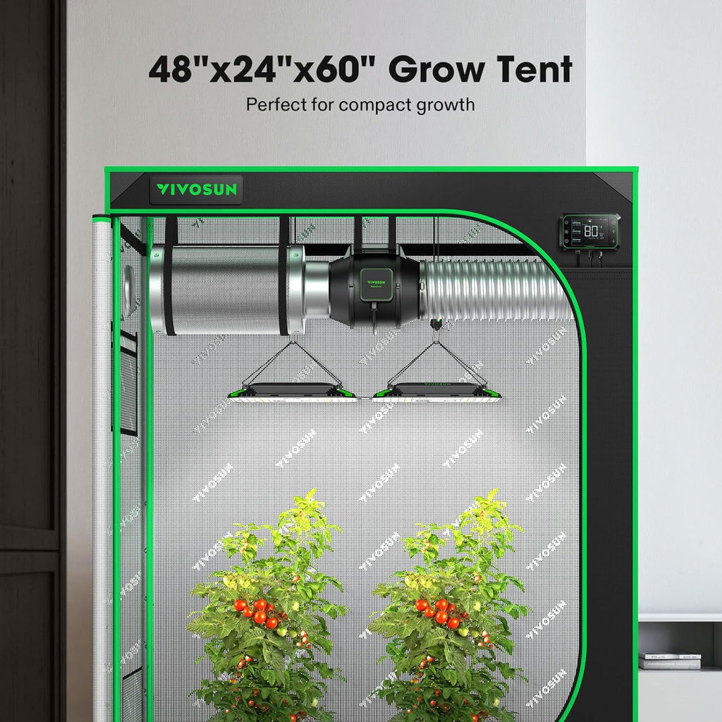 4x2 Grow Tent with Observation Window and Floor Tray F854784