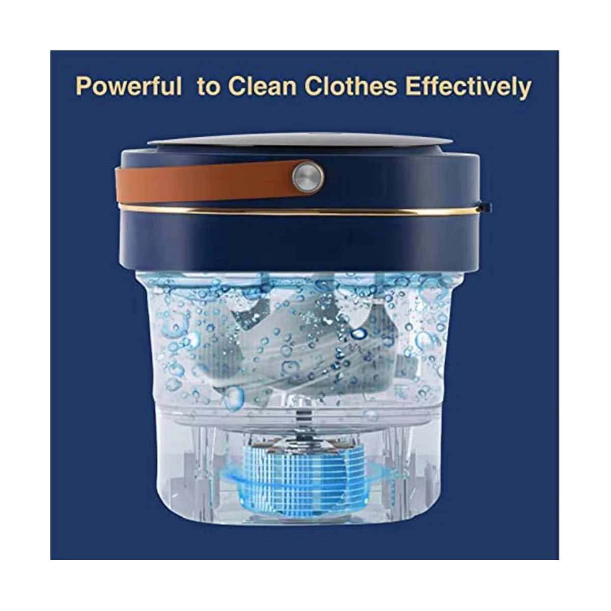 8.5L Foldable Mini Washing Machine with Drainer Basket K32316