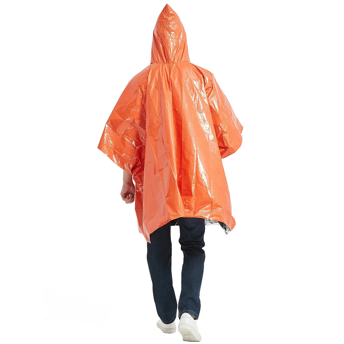 Waterproof Thermal Poncho Raincoat with Sleeping Bag and Tent Shelter T672875