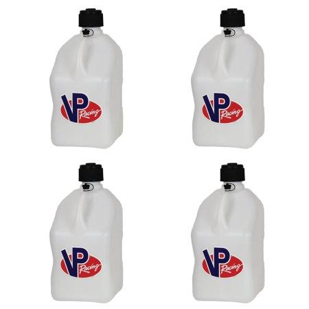 5 Gallon White Gas Can (4 Pack) Y101500