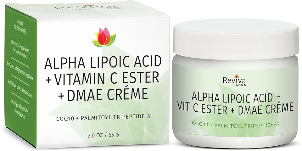 Alpha Lipoic Acid Vitamin C Ester and DMAE Cream 2 oz G586