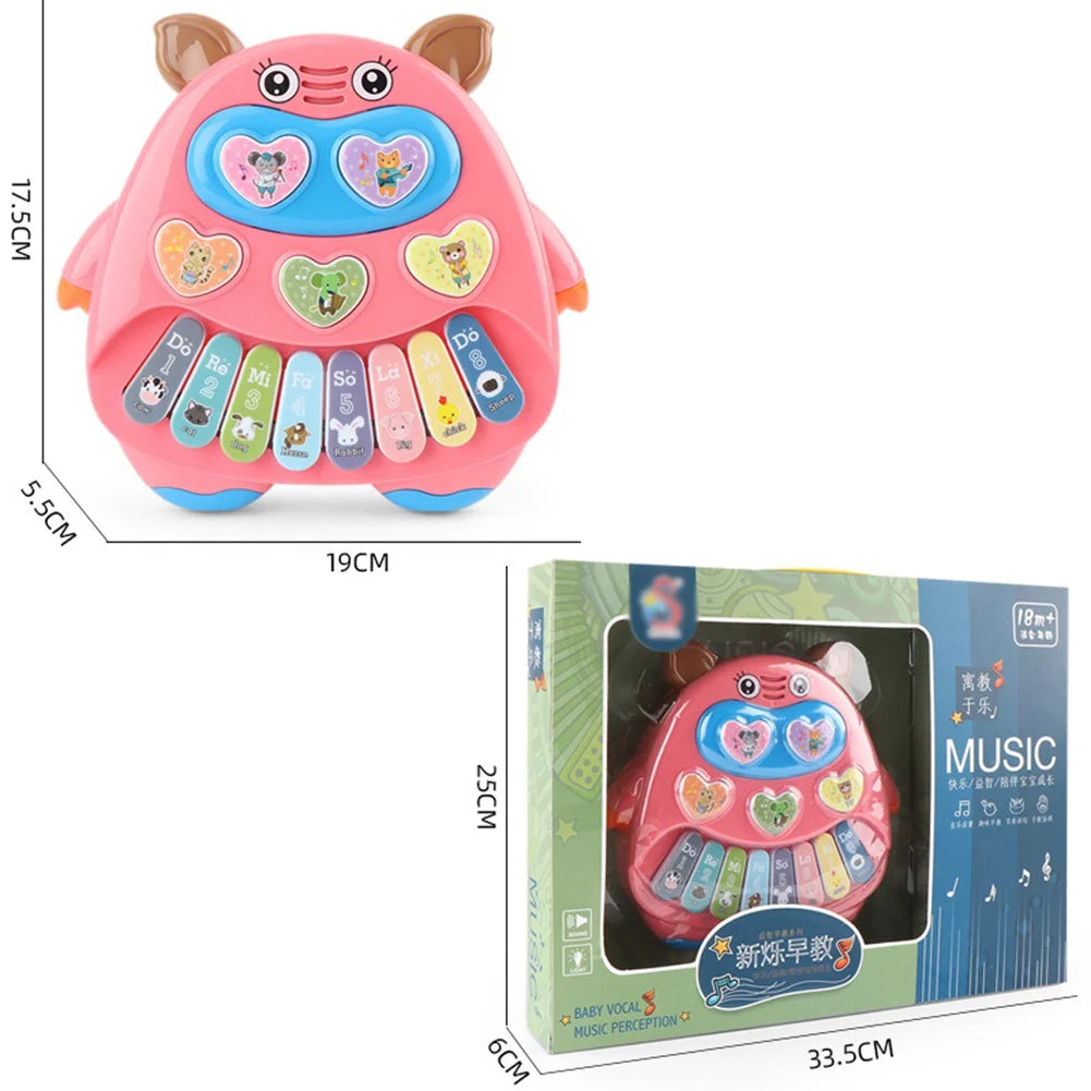 Baby Musical Toys Piano Keyboard with Drum Set C718