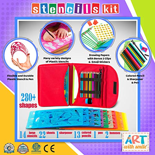 Drawing Stencils Set 55 Piece M74681
