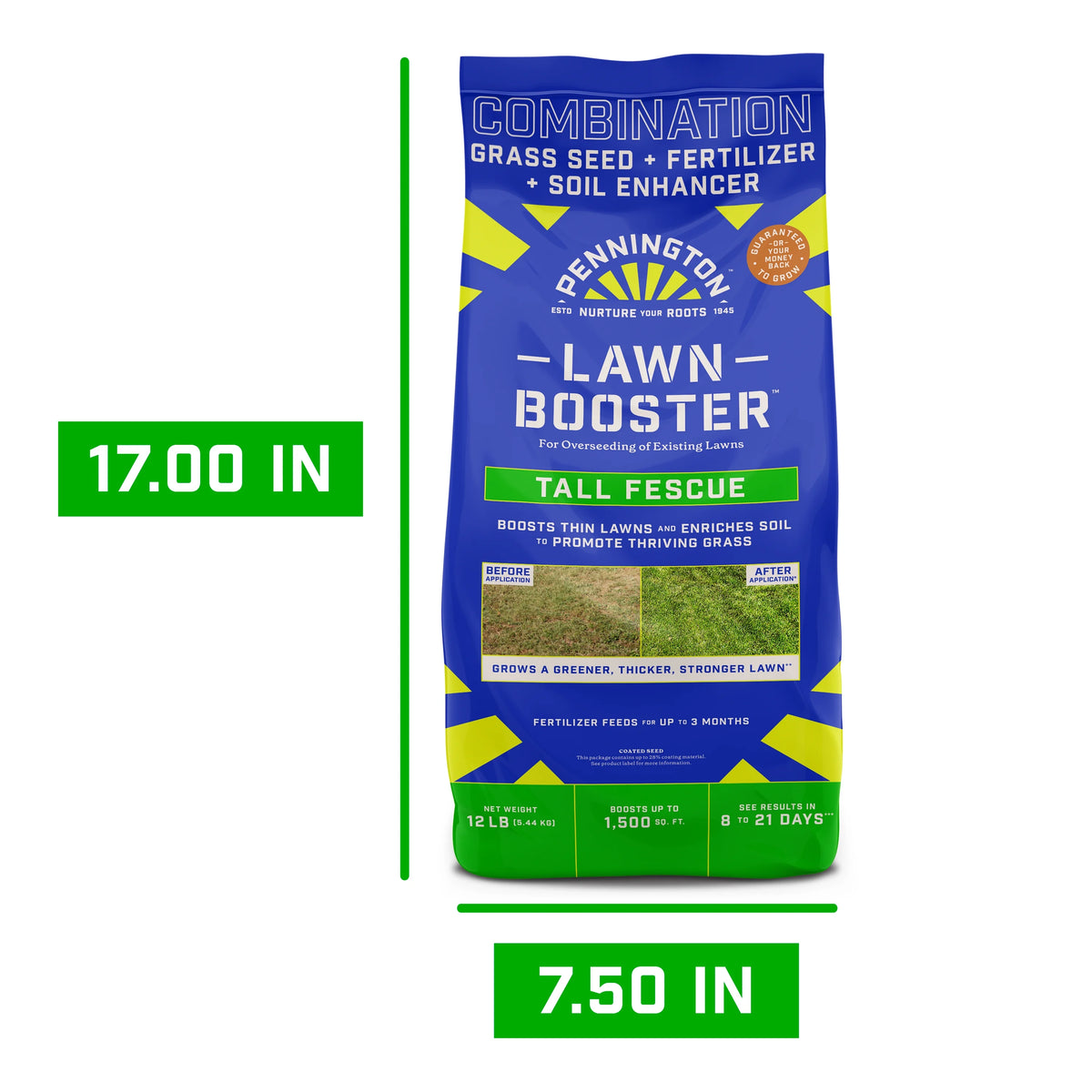 Tall Fescue Grass Seed and Fertilizer Mix, 12 lb. A14918
