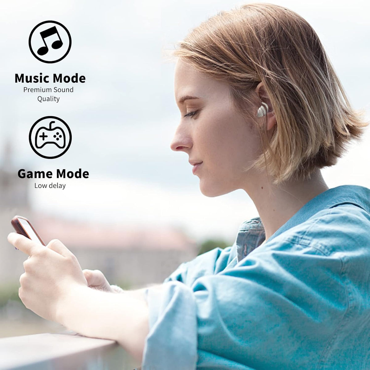 True Wireless Noise Blocking Bluetooth Sleep Earbuds A751