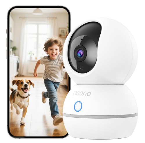 2K Indoor Pan/Tilt Security Camera with Speaker, 2Pcs Q118