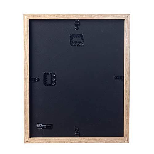 11” x 11” Dark Oak Wooden Shadow Box Frame with Tempered Glass G79597