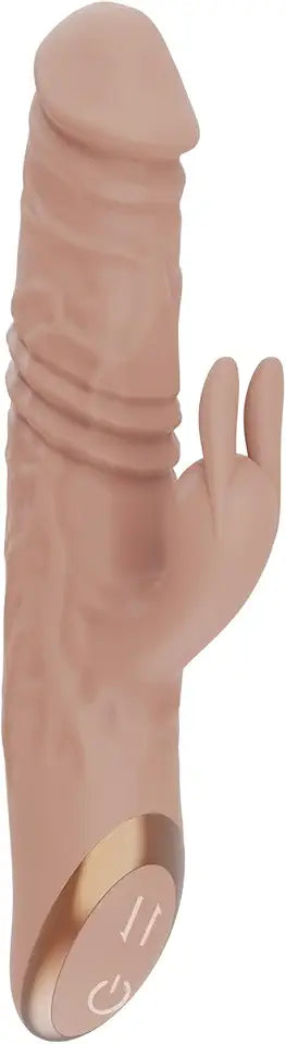 Black Silicone Rabbit Vibrator S38040