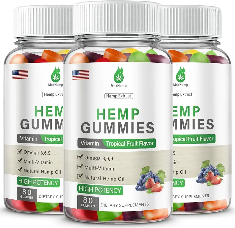 Hemp Gummies 3 Packs Vegan O63449