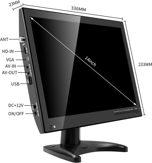 14 inch Portable TV with Antenna U89209