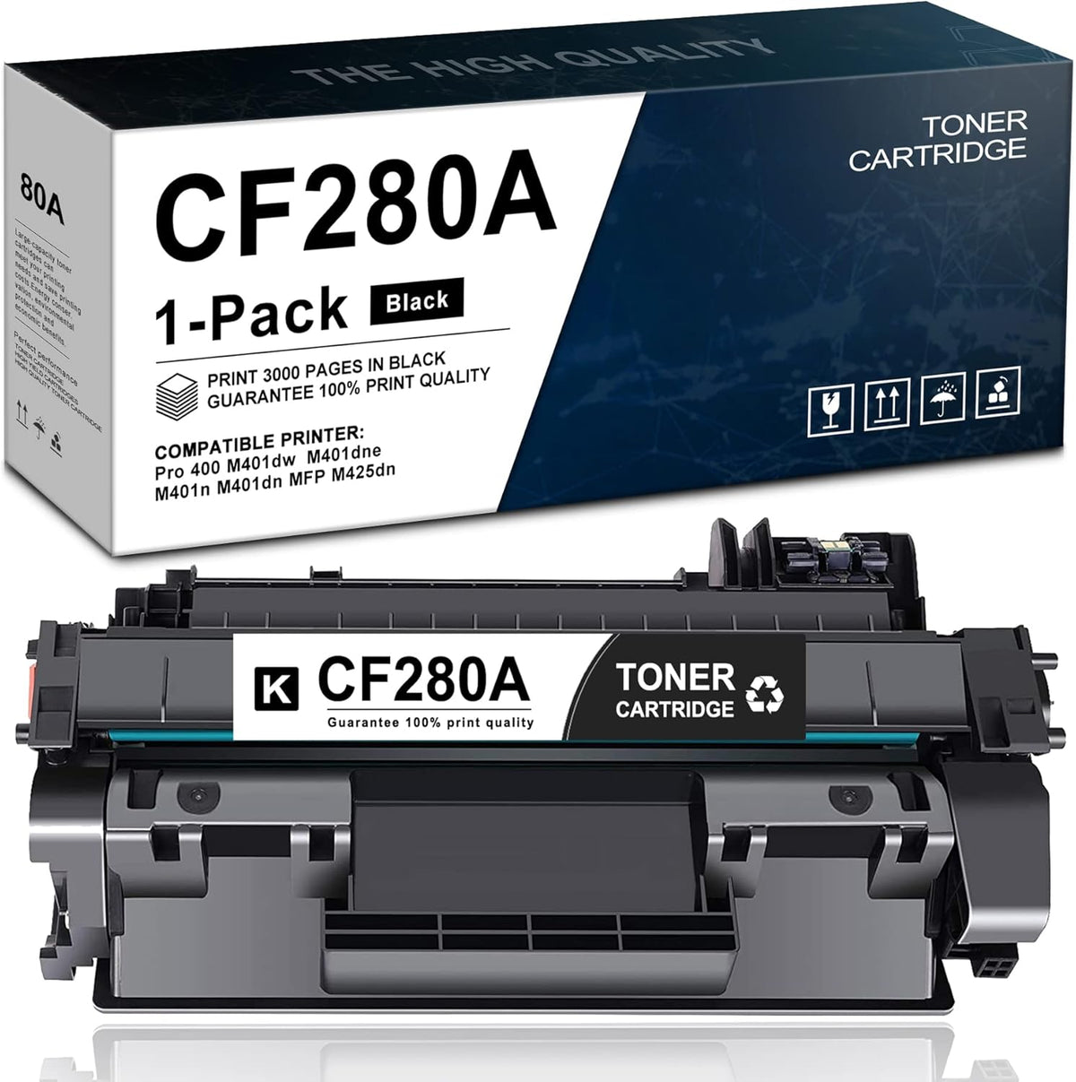 Compatible Toner Cartridge Replacement (Black, 1-Pack) K245