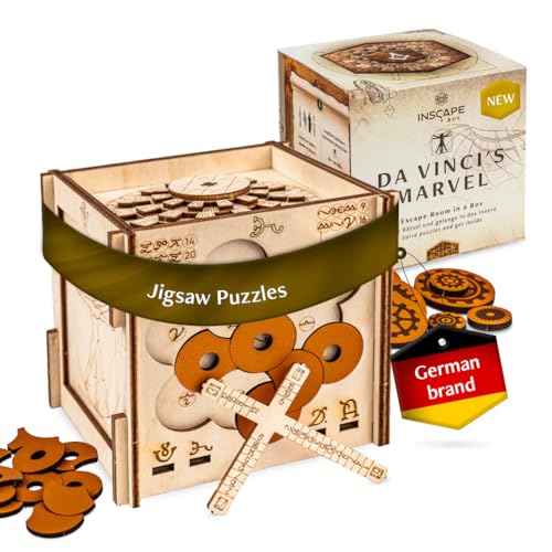 Wooden Puzzle Box with Hidden Compartments S176490