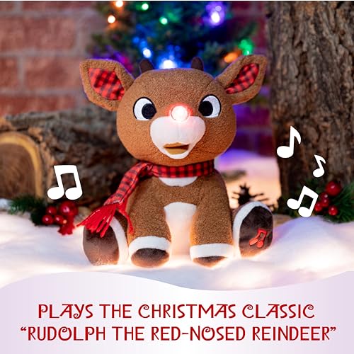 Stuffed Animal Plush Toy with Music & Lights E195087