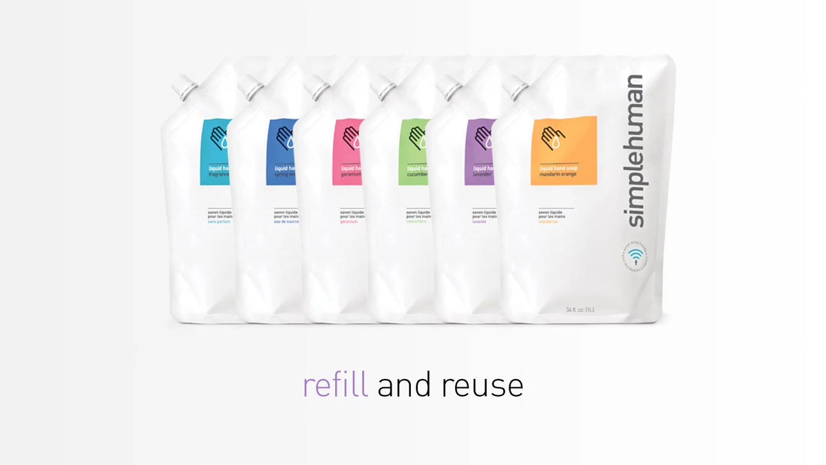 Fragrance Free Moisturizing Liquid Hand Soap Refill Pouch, 34 Fl. Oz. (Pack of 6) Z3230