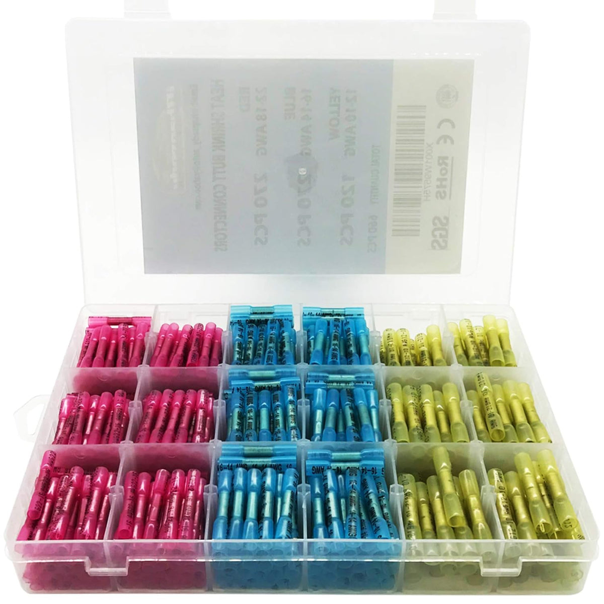 660 PCS Insulated Waterproof Heat Shrink Butt Connector F372374